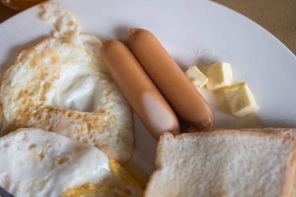 Petit Déjeuner Servi Matin — Photo