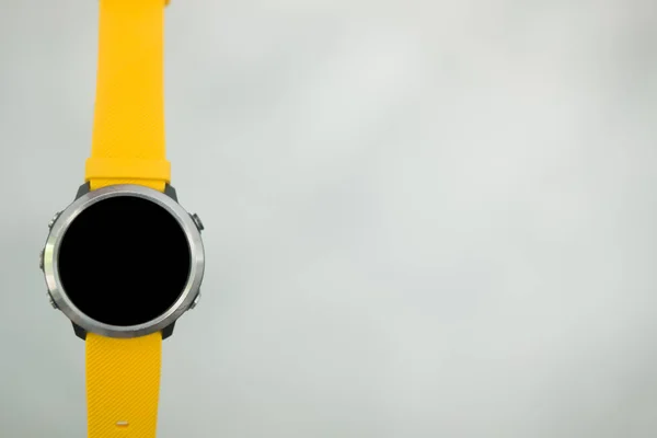 Modern smart watch with empty screen — Stock Photo, Image