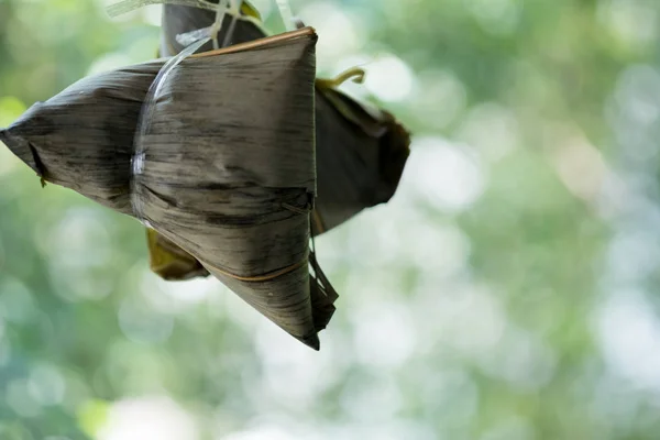 Zongzi (albóndigas de arroz pegajosas, Ba-chang ) —  Fotos de Stock