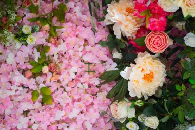 Çiçekli doku arka planı