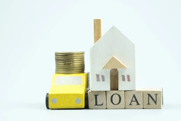 Casa e auto prestito di vivere per il concetto di investimento immobiliare . — Foto Stock
