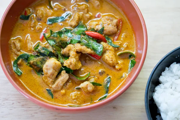 Köstliches thailändisches Panang Curry — Stockfoto