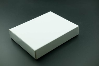 Beyaz kağıt kibrit kutusu konteyner kutusu paketi şablonu 