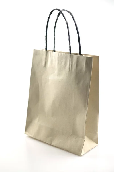 棕色空纸购物袋 — 图库照片