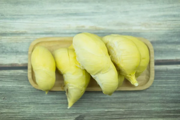 Durian kuning yang indah, siap untuk makan — Stok Foto