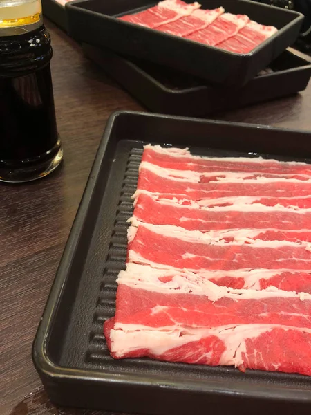 Carne crua pronta para cozinhar — Fotografia de Stock