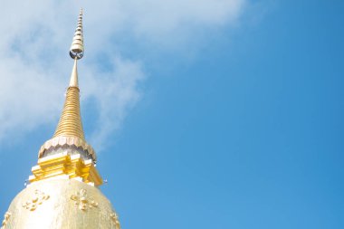 Wat Phra 'daki Tayland Tapınağı' nda altın pagoda Hariphunchai Lamph