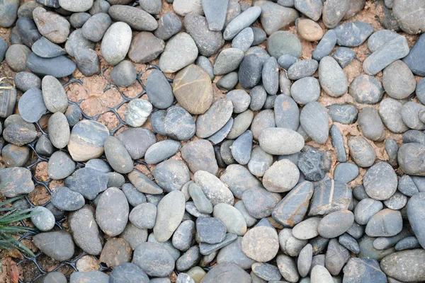 Abstract nature pebbles background. Blue pebbles texture — Stock Photo, Image