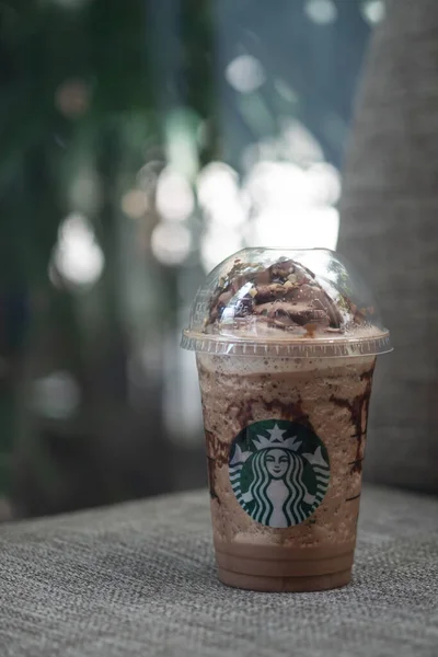 Samut Prakan Thailand Juni 2020 Den Nya Drycken Från Starbucks — Stockfoto