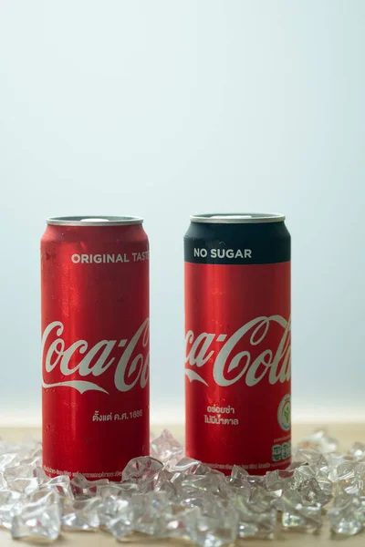 Samut Prakan Thailand June 2020 Coca Cola Zero Can Sugar — Stock Photo, Image