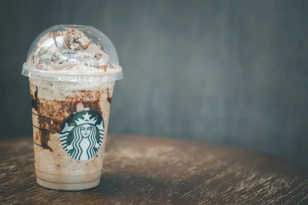 Samut Prakan Tajlandia Czerwca 2020 Nowy Napój Starbucks Jest Choco — Zdjęcie stockowe