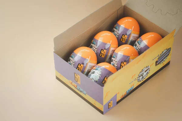 Samut Prakan Thailand June 2020 Toy Eggs Surprise Mini Blocks — Stock Photo, Image