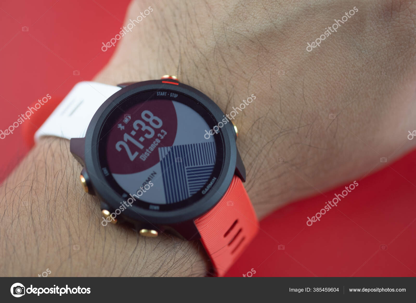 Samut Prakan Thailand June 2020 Exclusive Watch Branded Garmin