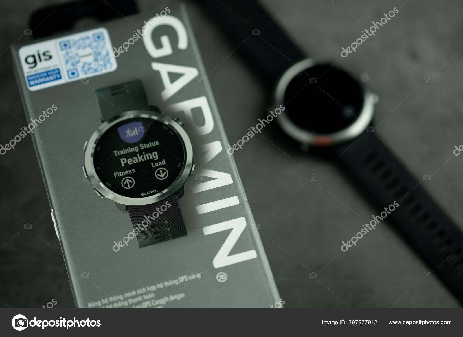 Bangkok Thailand August 2020 Black Smart Watch Garmin Forerunner – Stock Editorial Photo © dontree #397977912