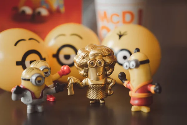 Samut Prakan Thailandia Agosto 2020 Happy Meal Collection Nuovo Set — Foto Stock