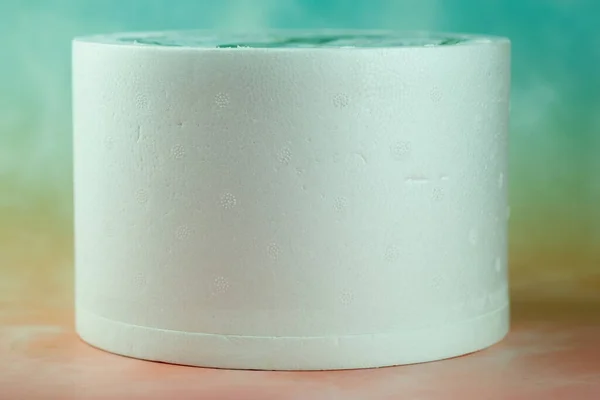 ケーキのための閉じた発泡スチロール収納ボックス — ストック写真