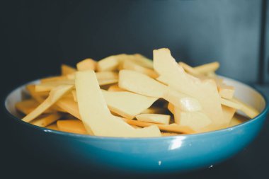 Japon ızgarası için taze balkabağı dilimi, Kore ızgarası, kasede Thai bbq ızgarası.