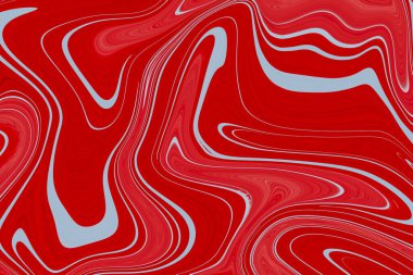 Kırmızı boya girdapları, canlı tasarımlar için mükemmel bir soyut sıvı sanat arkaplanı oluşturur. Web siteleri veya sunumlar için dinamik ve renkli bir arkaplan gerekir..