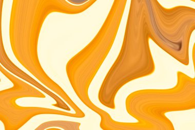 Soyut sarı ve krem rengi akışkan arkaplan tasarımı dokusu