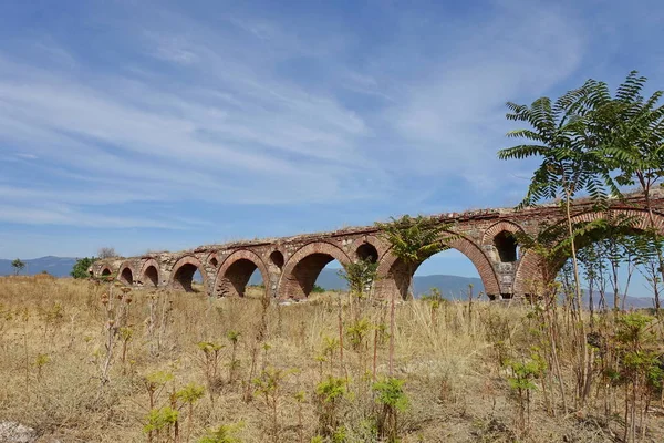 Seul Aqueduc Survivant Dans Nord Macédoine Nord Ouest Capitale Skopje — Photo