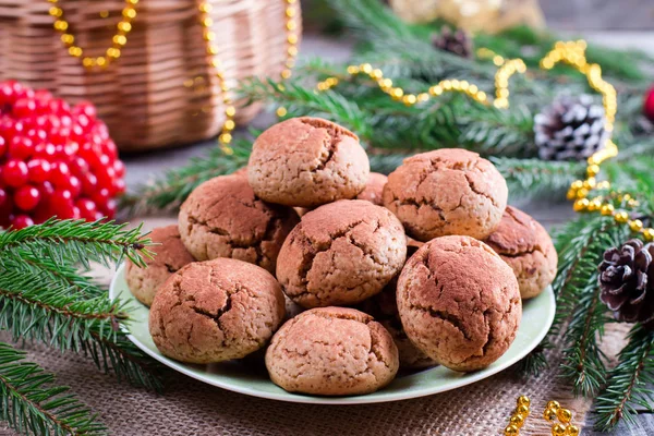 Chocolate cookies. Cookie with cracks. Christmas chocolate cookies. Chocolate cookies with cracks.
