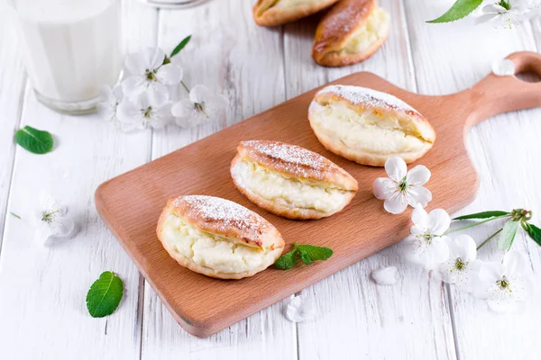 Homemade cookies with cottage cheese — Stock Photo, Image