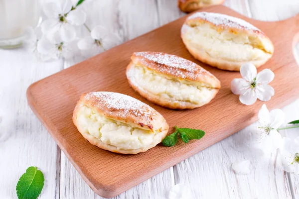 Cottage cheese homemade cookies — Stock Photo, Image