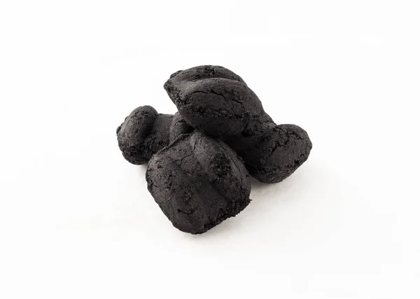 Briquettes Charbon Noir Pour Barbecue Noir — Photo