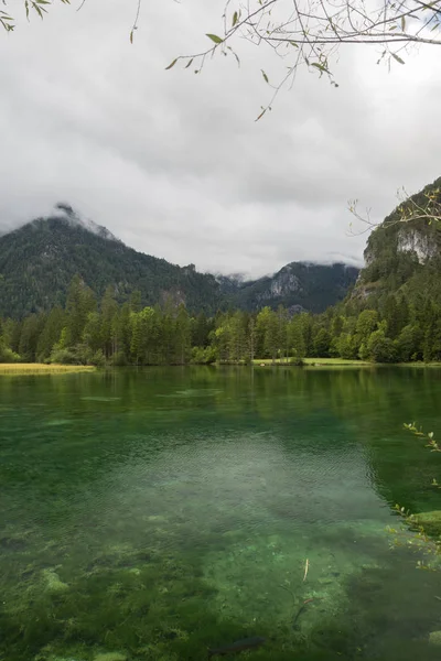 Schiederweiher Belo Lago Áustria Perto Hinterstoder — Fotografia de Stock