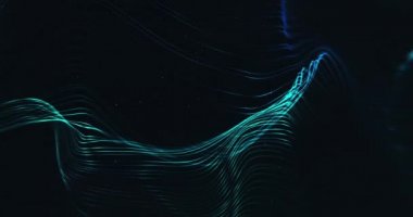 mavi çizgi parçacıkları arkaplan 4k