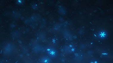 Yılbaşı büyülü kar 4k