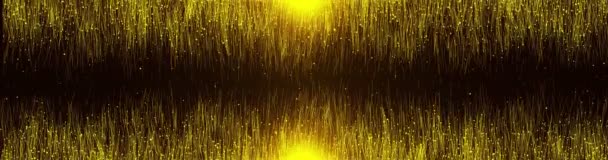 Abstract Gold Particles Background — Stock Video