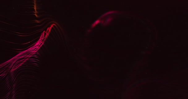 abstrait ligne rouge fond 4k 