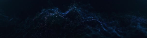 Abstract Particles Wave — Stock Video