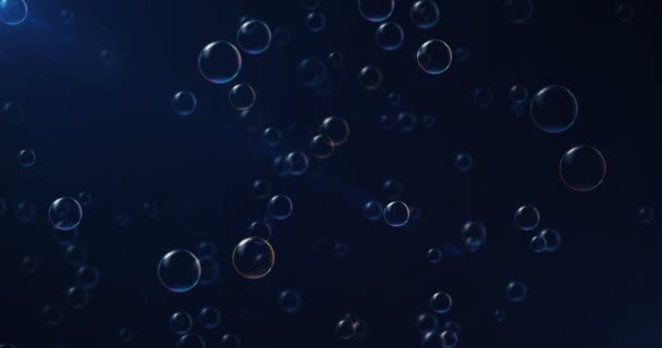 Video Burbujas Fondo — Vídeo de stock