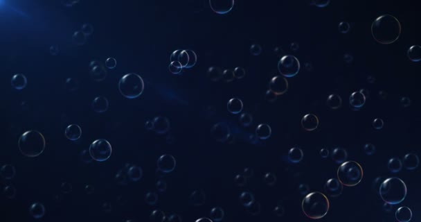 Video Bubbles Background — Stock Video