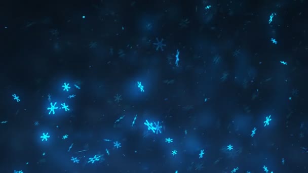 圣诞节魔法雪4K — 图库视频影像