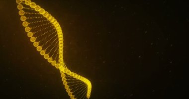 Altın plexus DNA arka plan 4k 2