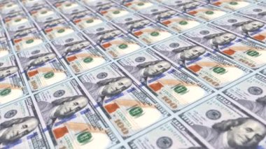  Yeni 100 dolarlık banknotlar 4K 'da.