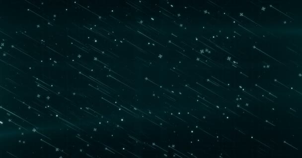 Digital Particles Background — Stock Video