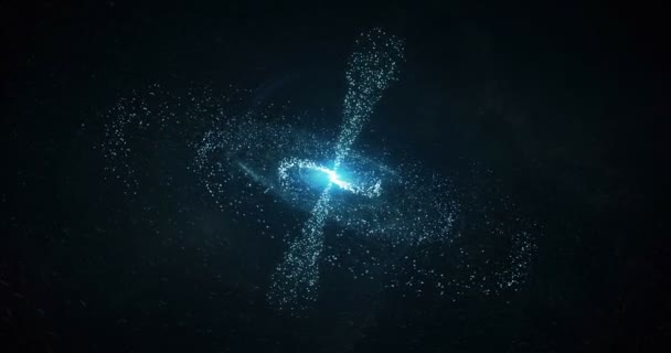 Vidéo Fond Abstrait Galaxy — Video