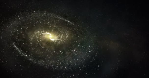 Galáxia Rodar — Vídeo de Stock