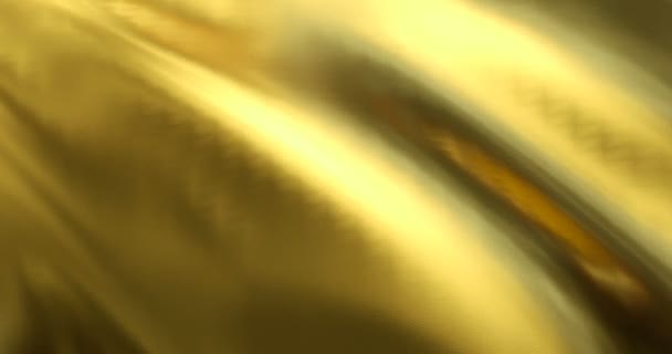Золотой Тканью Фон — стоковое видео