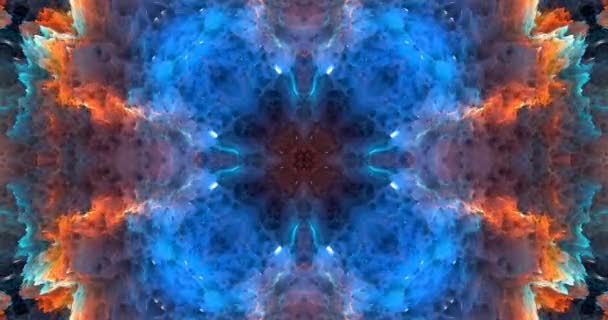 Kaleidoskop Farbe Hintergrund — Stockvideo