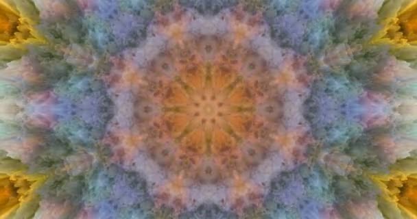 Kaleidoskop Farbe Hintergrund — Stockvideo