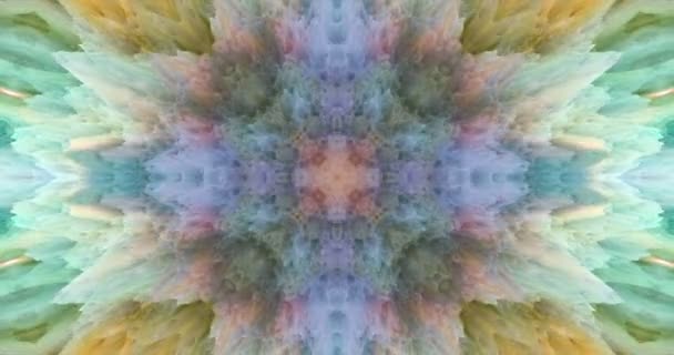 Kaleidoskop Malen Hintergrund — Stockvideo