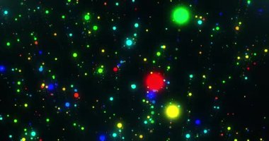 vj çizgi parçacıklarının videosu