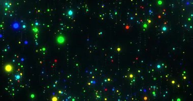 vj çizgi parçacıklarının videosu