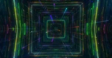 vj döngü parçacıkları arkaplanı