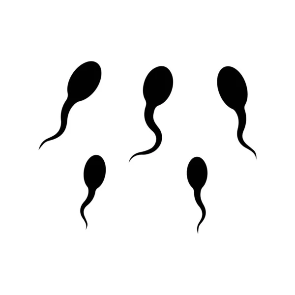 Εικονίδιο Σπέρματος Απομονωμένη Διανυσματική Απεικόνιση — Διανυσματικό Αρχείο